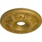 Ekena Millwork Granada Ceiling Medallion (Fits Canopies up to 6 5/8"), 18"OD x 3 1/2"ID x 2 1/2"P, Pharaohs Gold CM18GAPGS - alternate 3